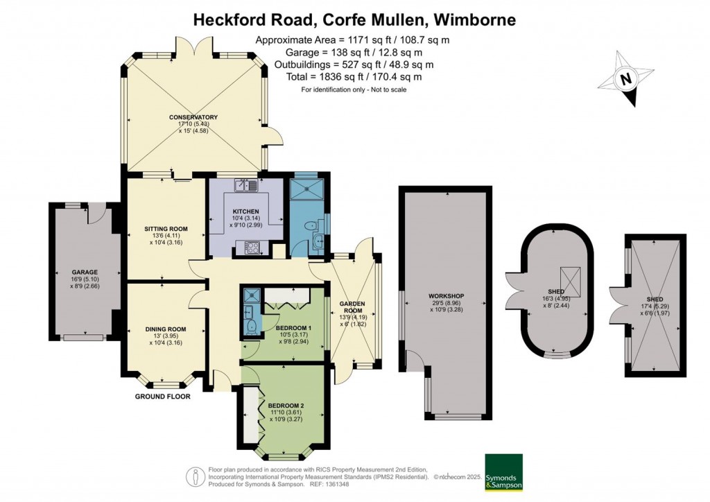 Floorplans For Heckford Road, Corfe Mullen, Wimborne