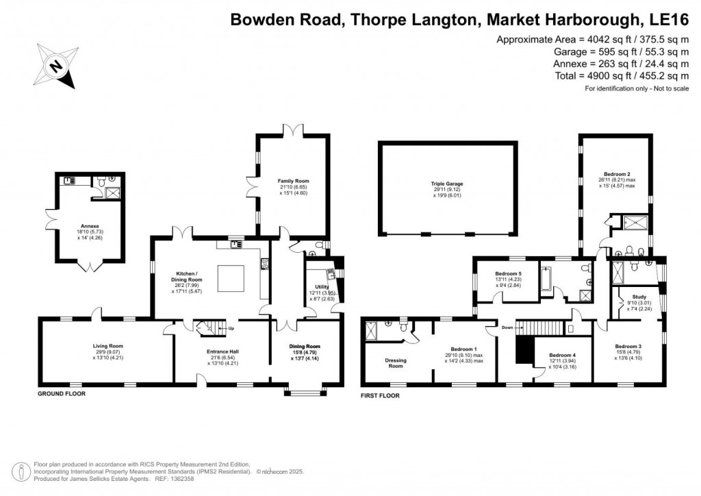 Floorplans For Bowden Road, Thorpe Langton, Market Harborough