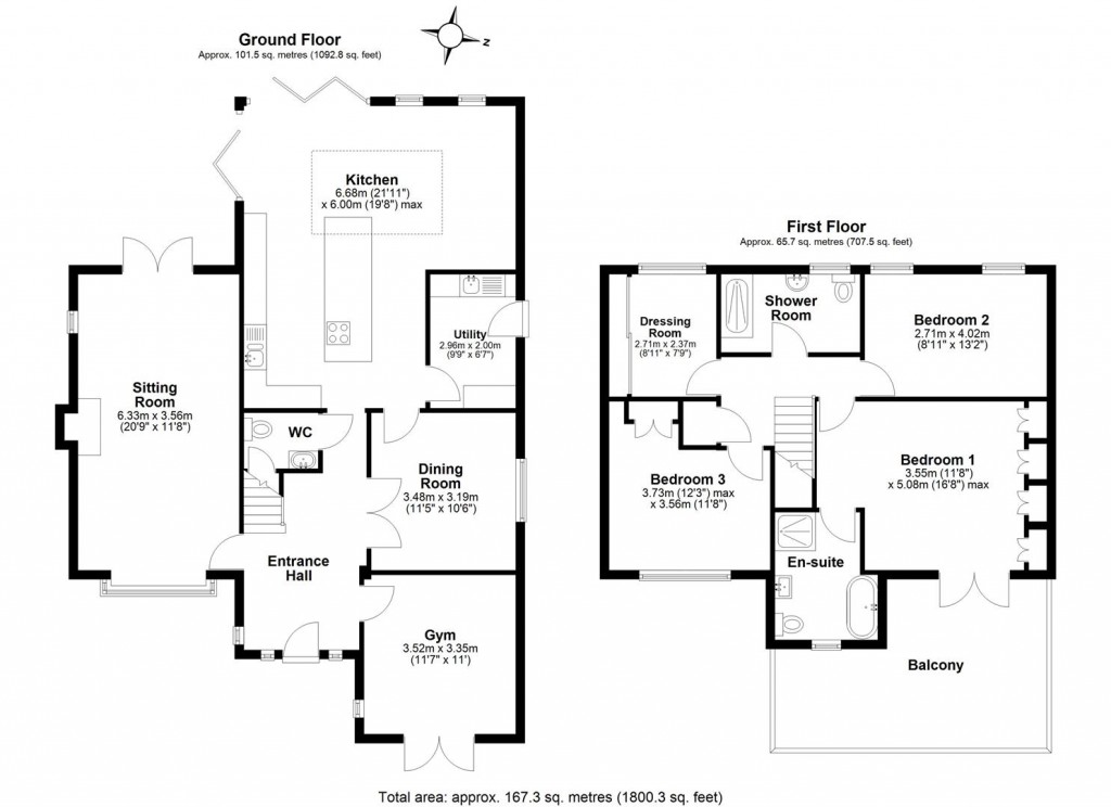 Floorplans For Higher Lincombe Road, Torquay
