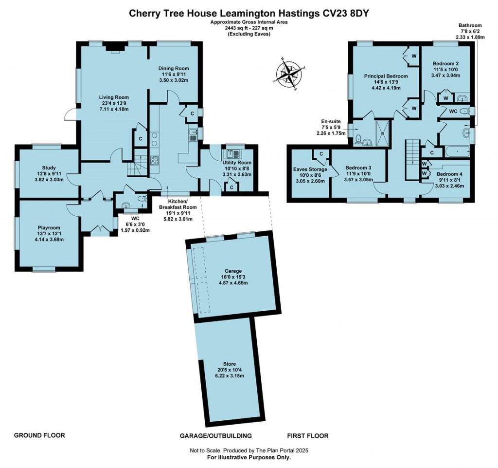 Floorplans For Leamington Hastings, Rugby, CV23