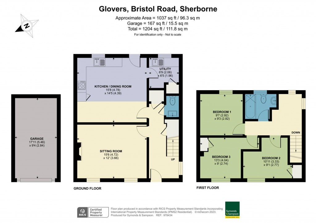 Floorplans For Bristol Road, Sherborne, Dorset