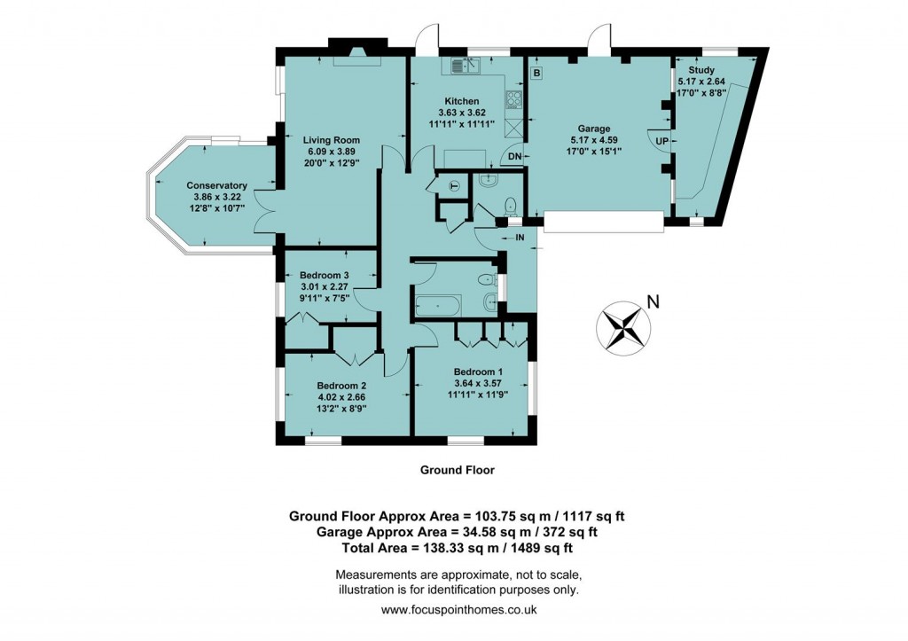 Floorplans For The Paddock, Lower Boddington, Daventry