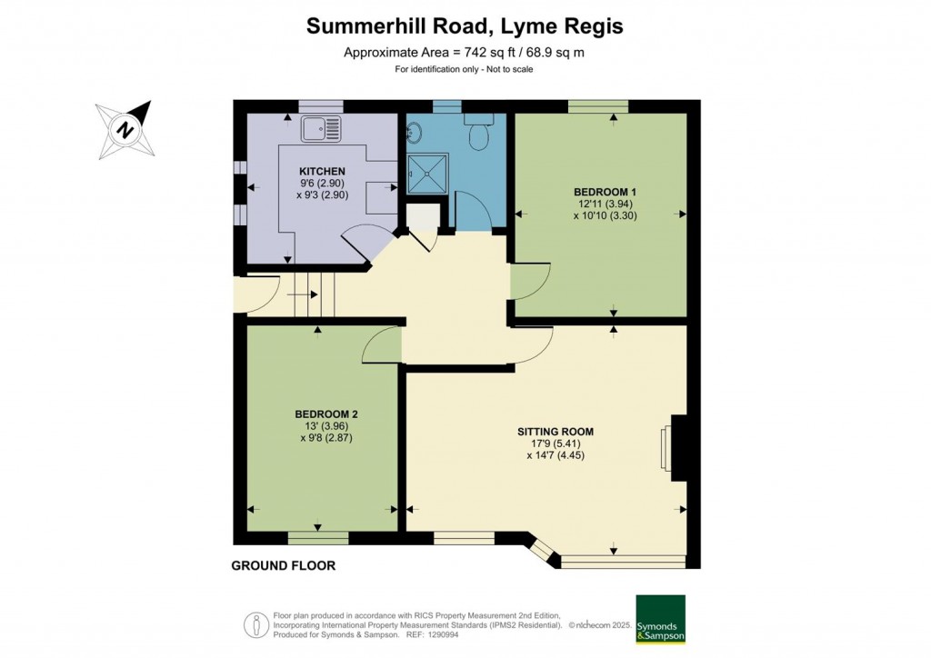Floorplans For Summerhill Road, Lyme Regis
