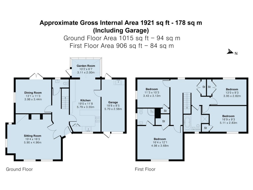 Floorplans For Folly Lane, Little Brington, Northampton, NN7