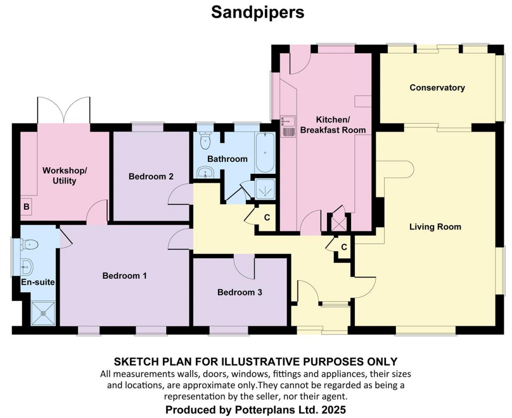 Floorplans For Shorwell, Isle of Wight