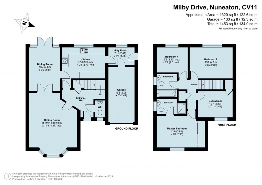Floorplans For Milby Drive, Nuneaton, CV11