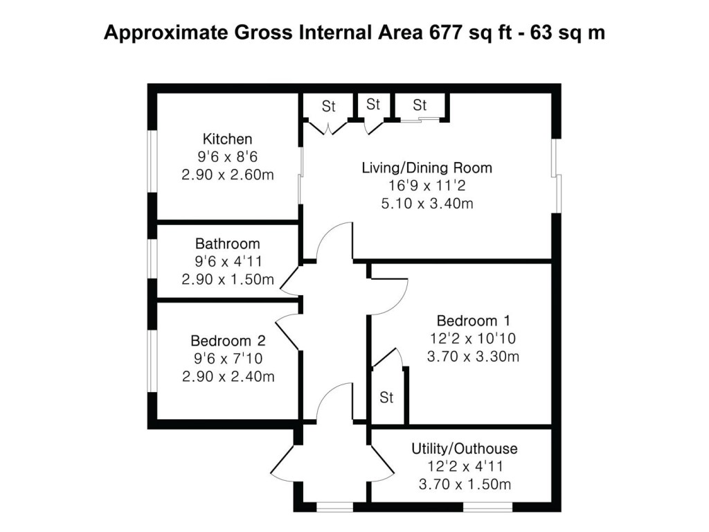 Floorplans For Carters Croft, Ashdon, Saffron Walden
