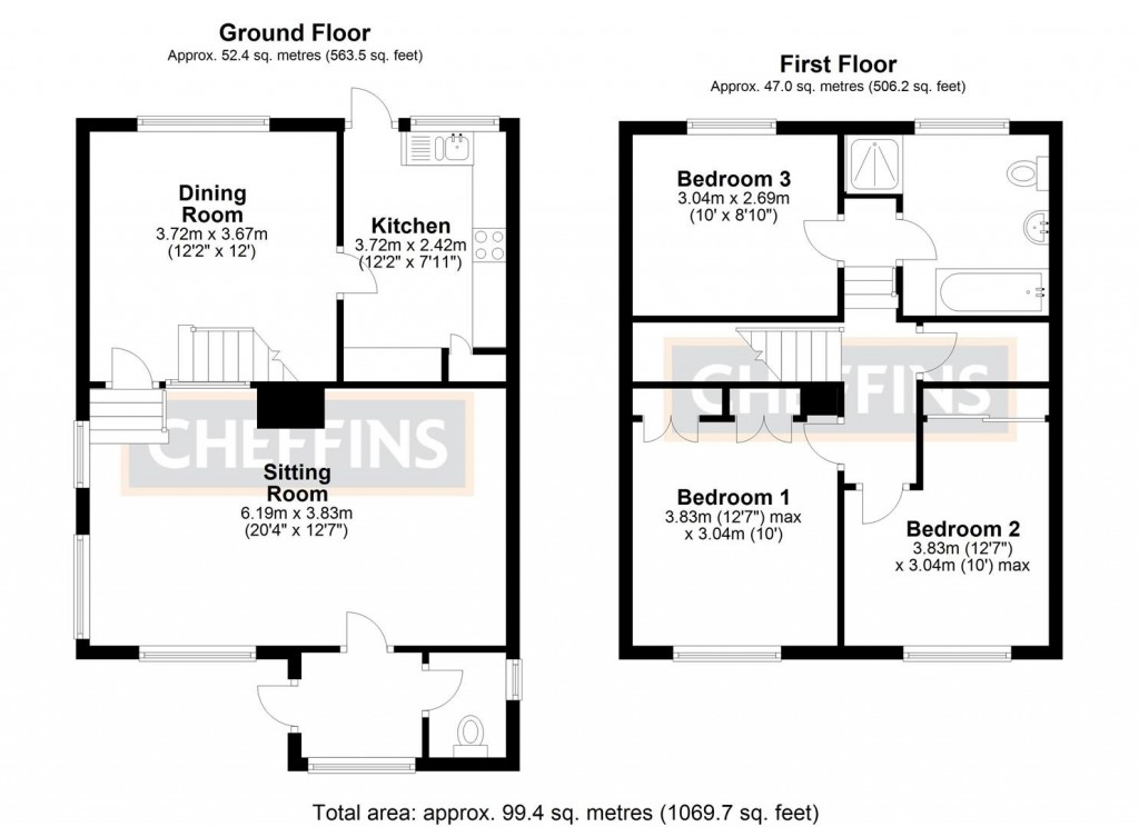 Floorplans For Main Street, Witchford, Ely