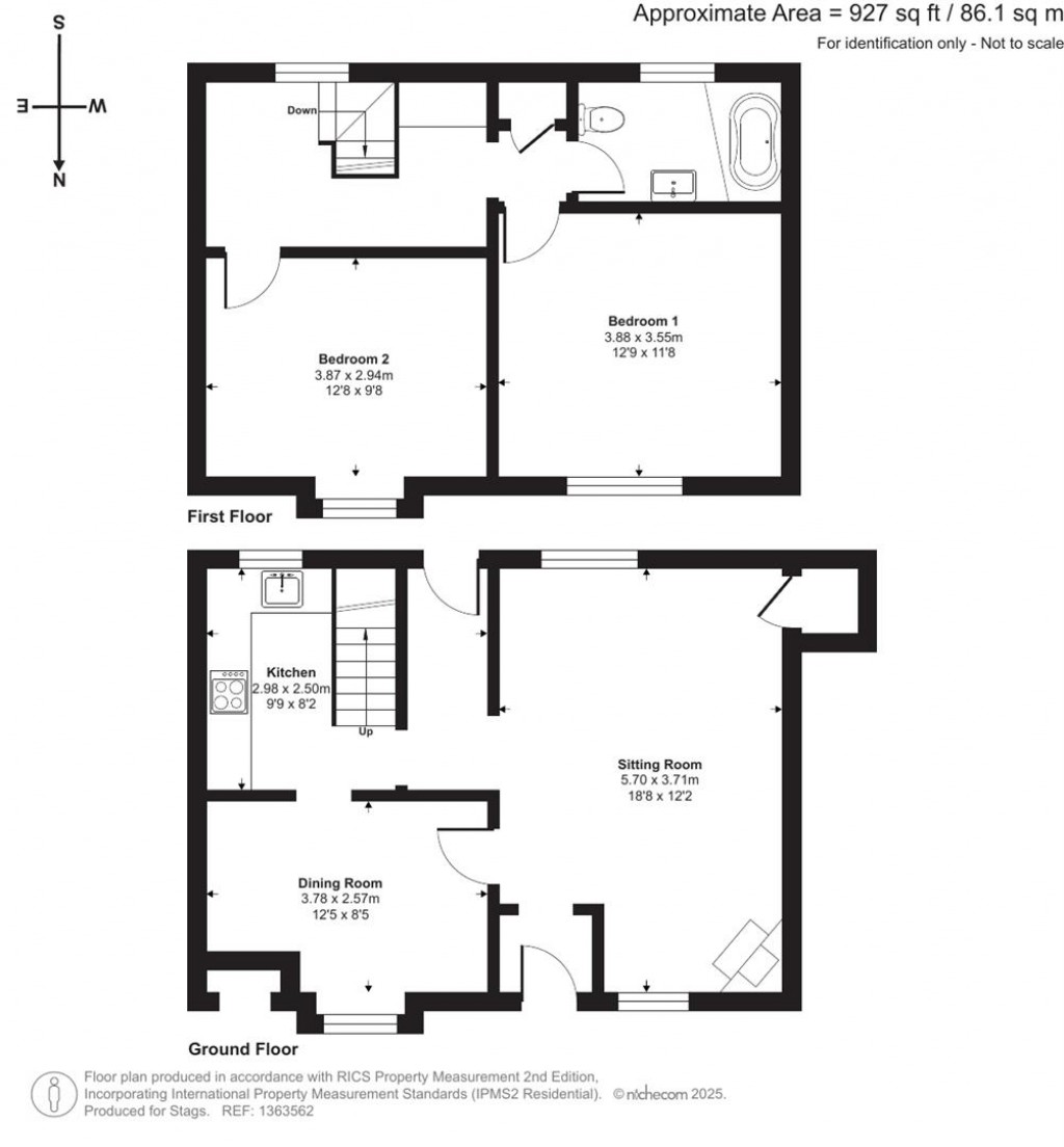 Floorplans For Station Road, Newton Poppleford, Sidmouth