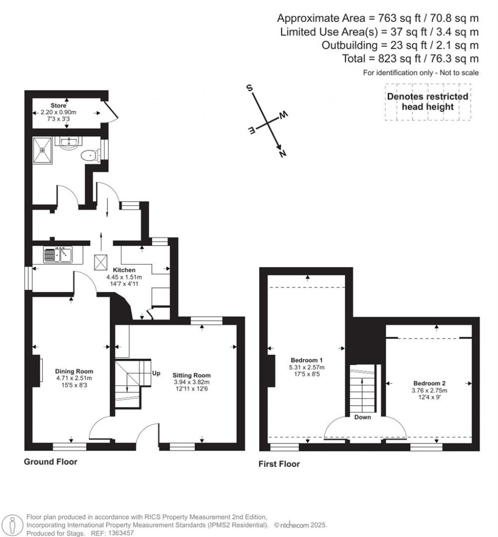 Floorplans For Church Hill, Fremington, Barnstaple
