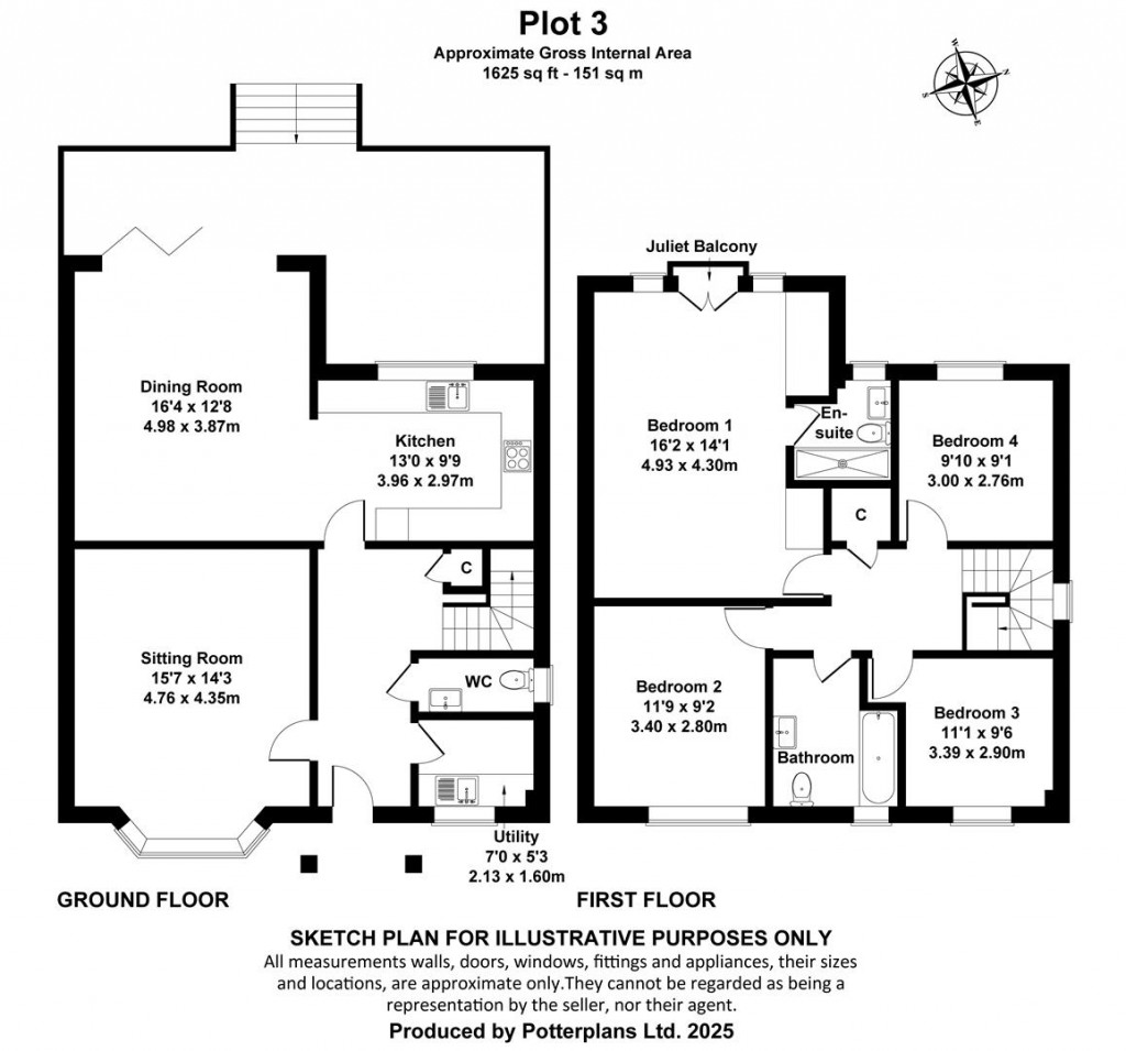Floorplans For Nettlestone Village, Isle of Wight