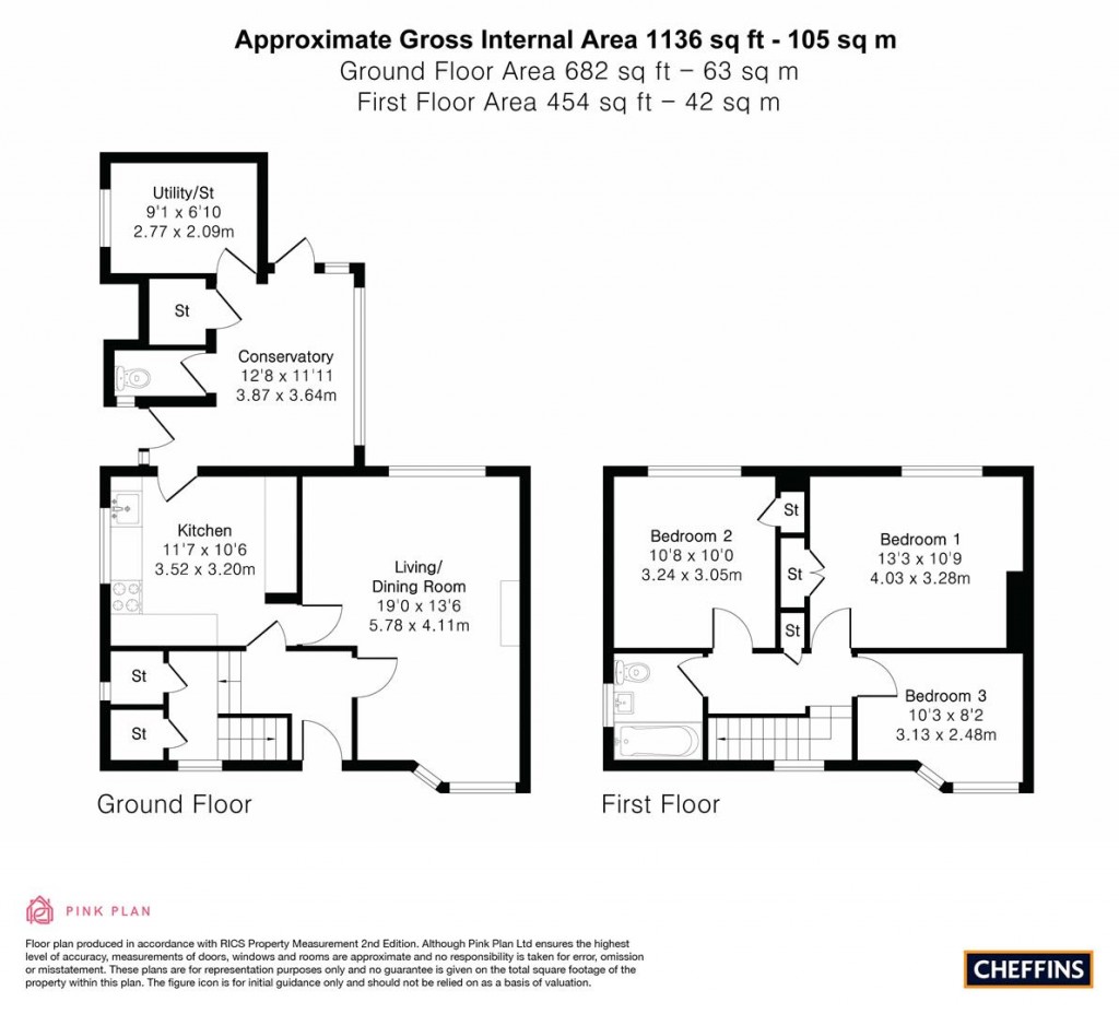 Floorplans For Saffron Close, Littleport, Ely