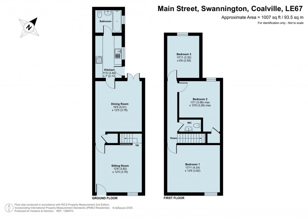 Floorplans For Main Street, Swannington, LE67