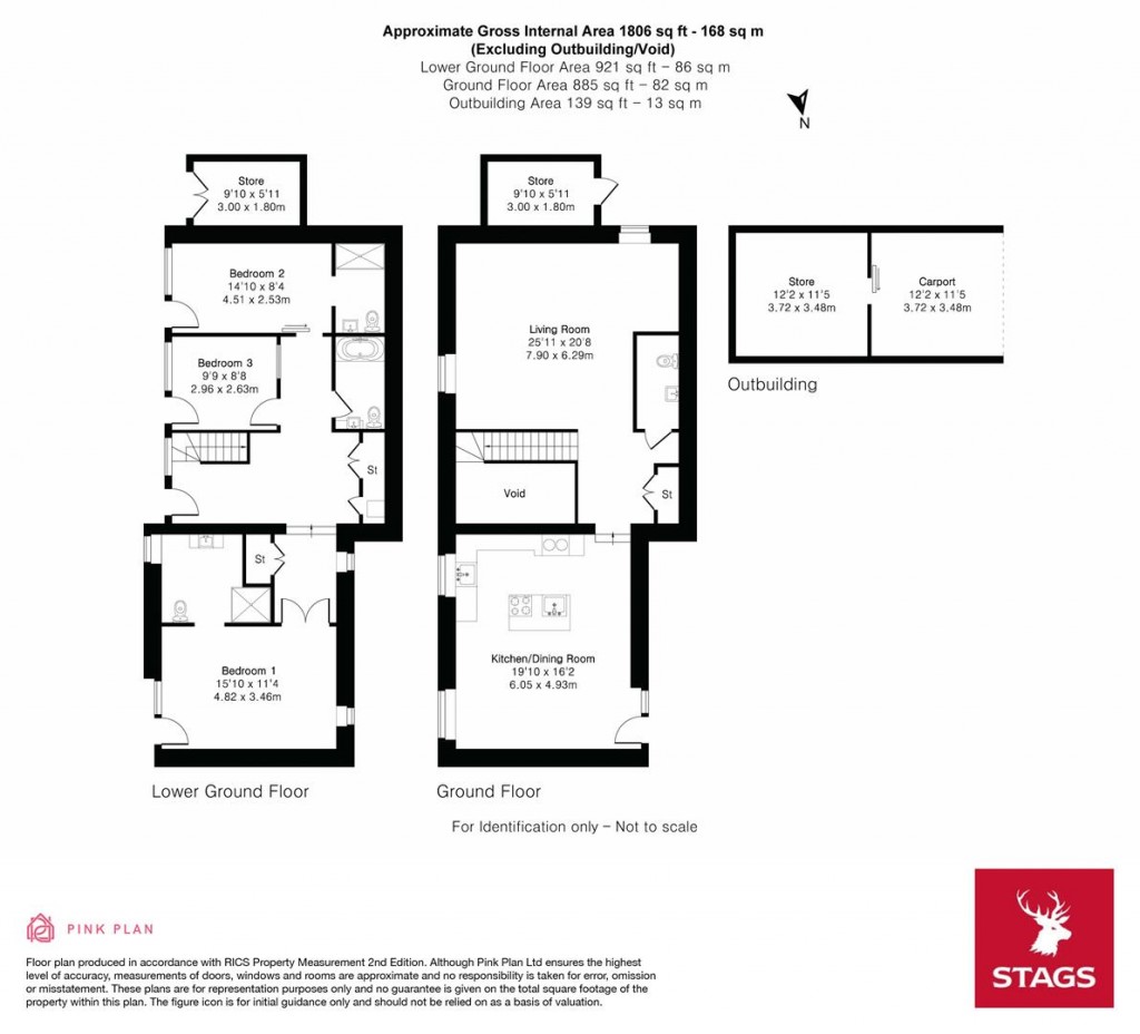 Floorplans For Abbots Hendra, St Clether, Launceston