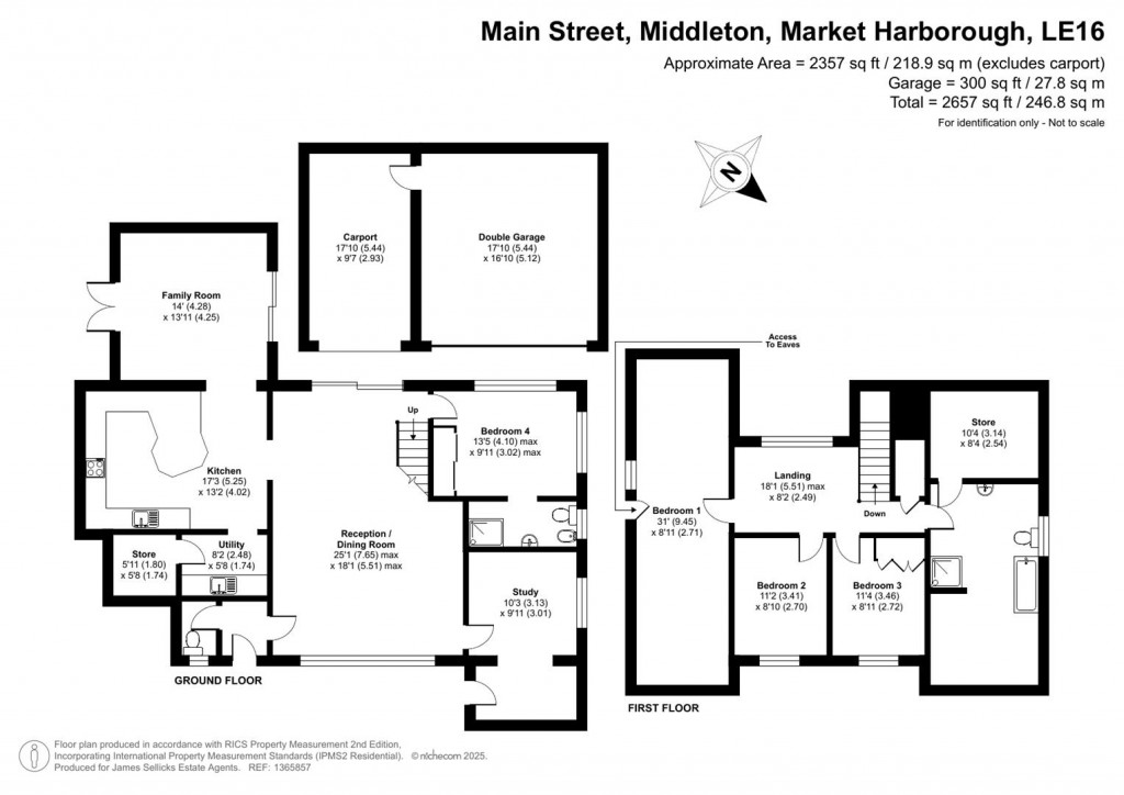 Floorplans For Main Street, Middleton, Market Harborough