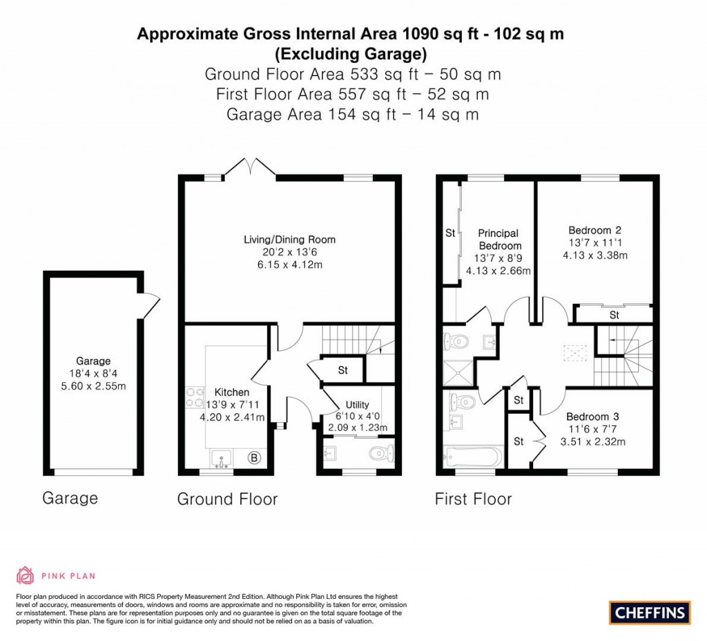Floorplans For Greenlands, Cambridge