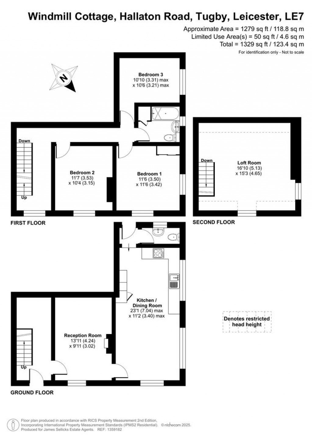 Floorplans For Hallaton Road, Tugby, Leicestershire