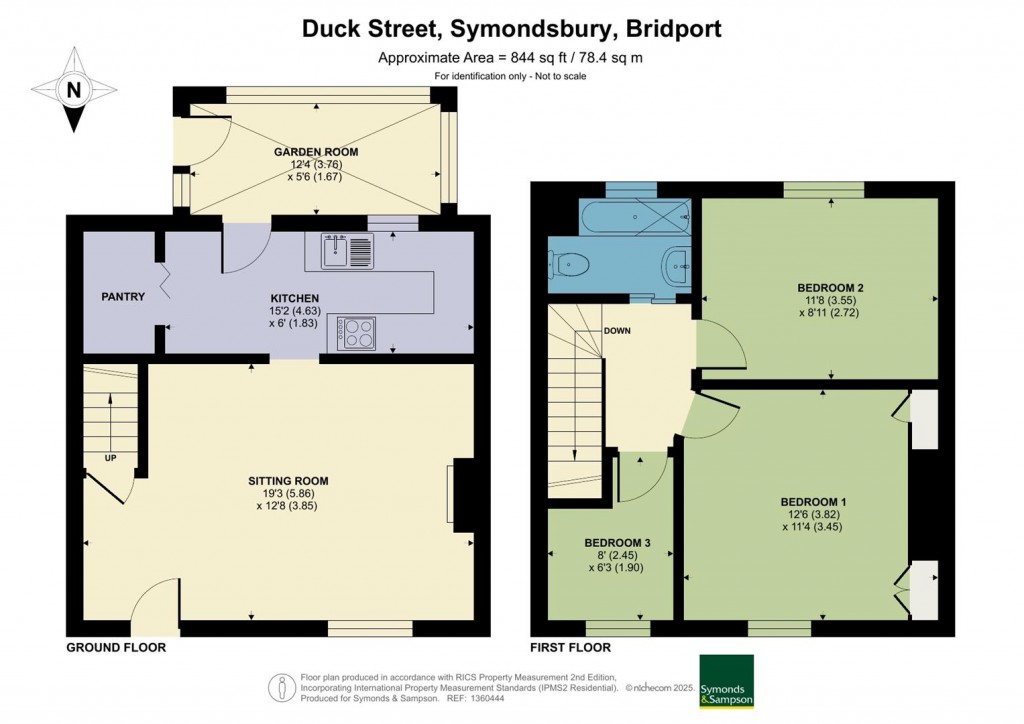 Floorplans For Duck Street, Symondsbury