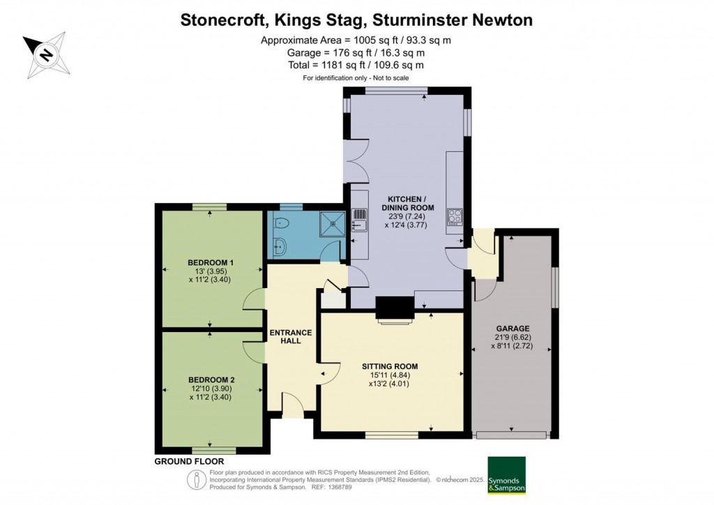 Floorplans For Kings Stag, Sturminster Newton