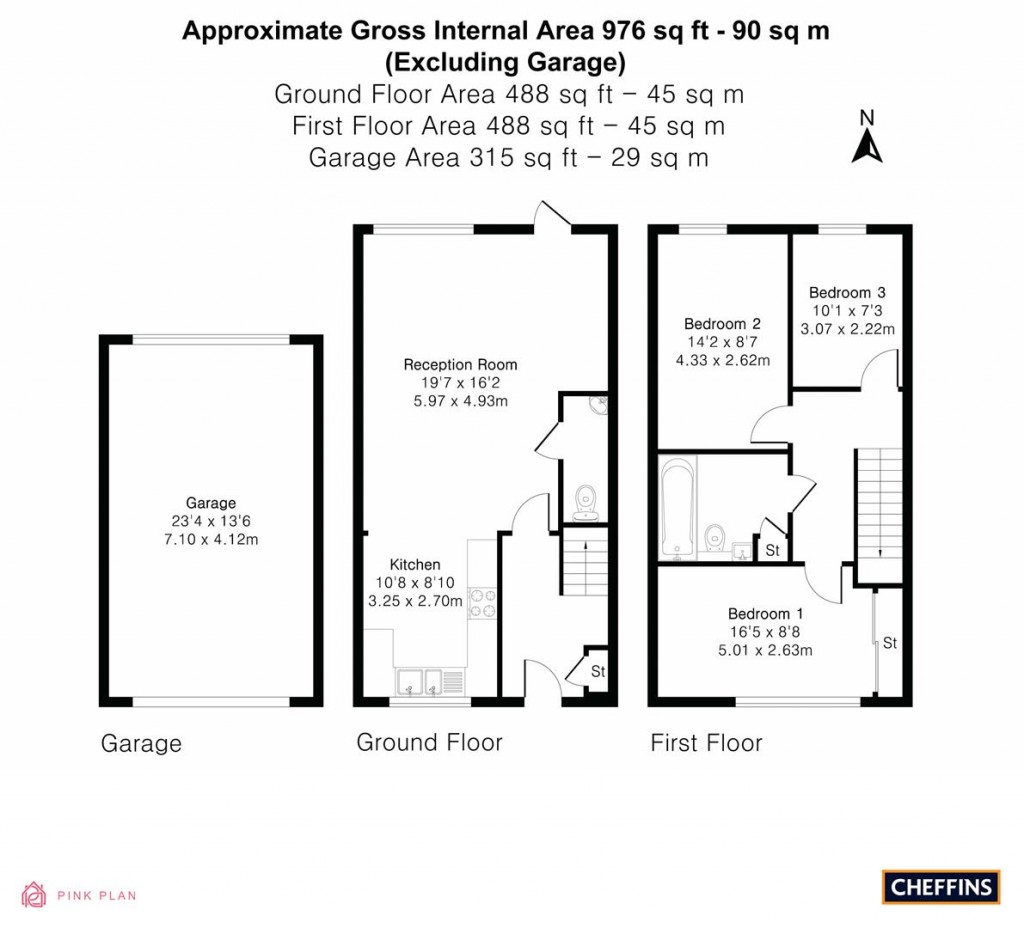 Floorplans For Addenbrookes Road, Trumpington, Cambridge