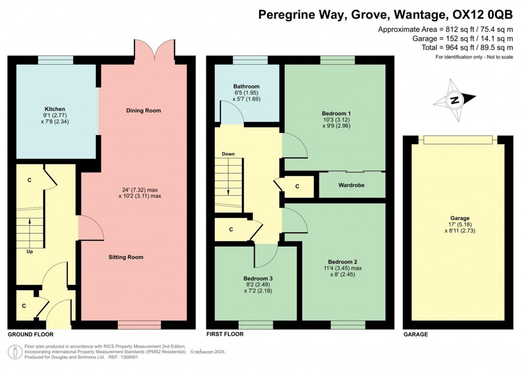 Floorplans For Peregrine Way, Grove, Wantage