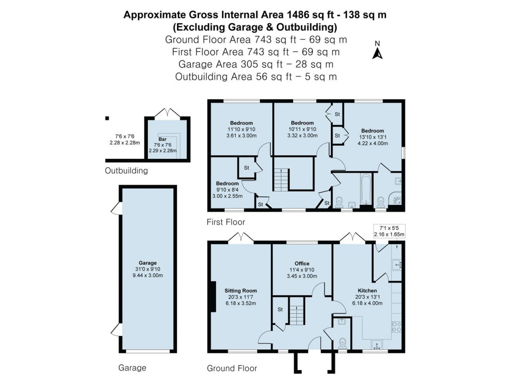 Floorplans For Buttercup Close, Lutterworth, LE17