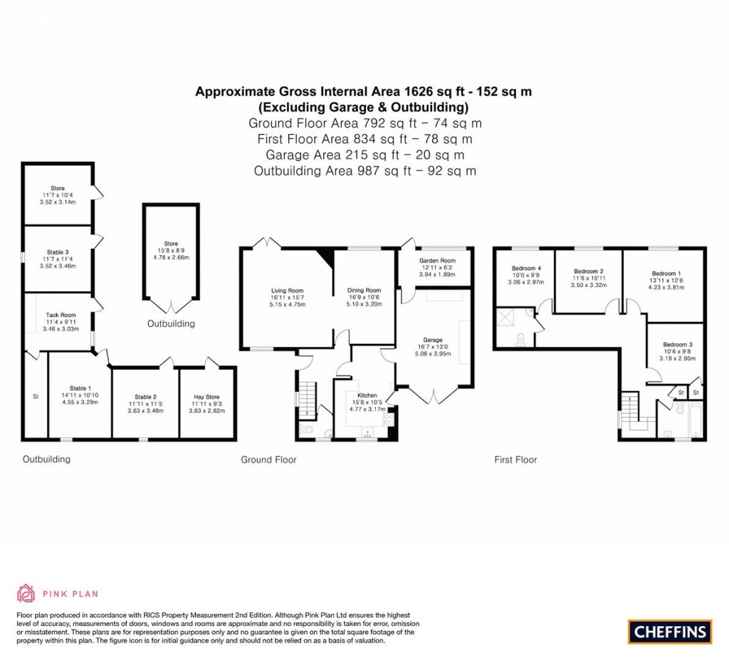 Floorplans For Shudy Camps Park, Shudy Camps, Cambridge