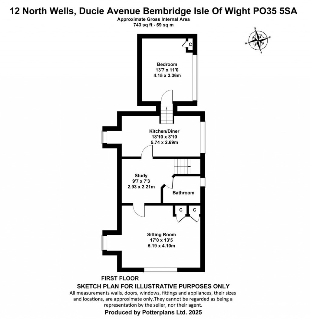 Floorplans For Bembridge,  Isle of Wight