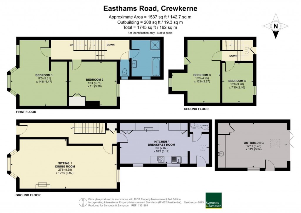 Floorplans For Easthams Road, Crewkerne, Somerset