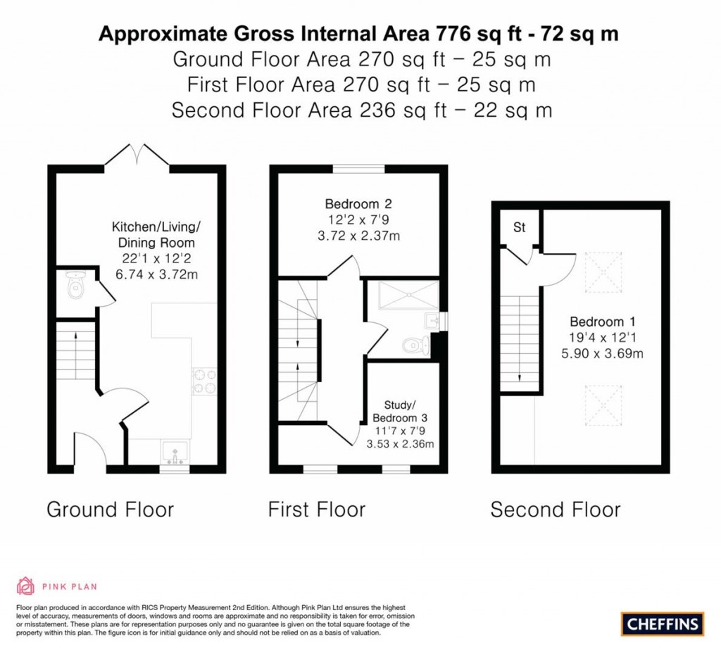 Floorplans For Webb Close, Haverhill