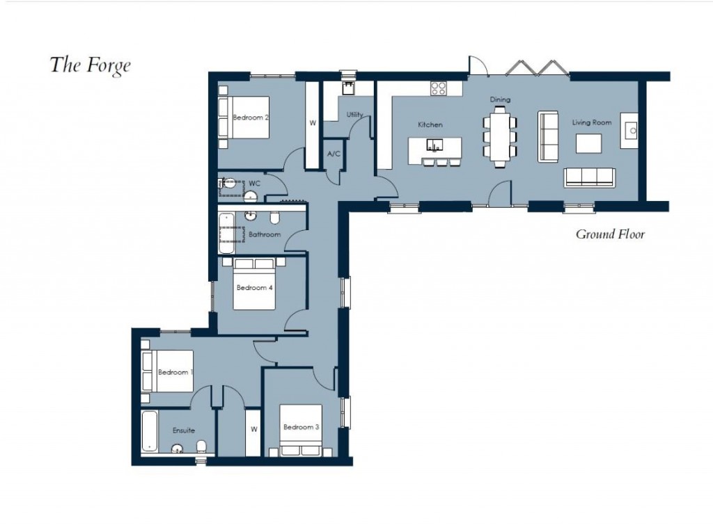 Floorplans For Stone Farm Barns, Stone Lane, Yeovil