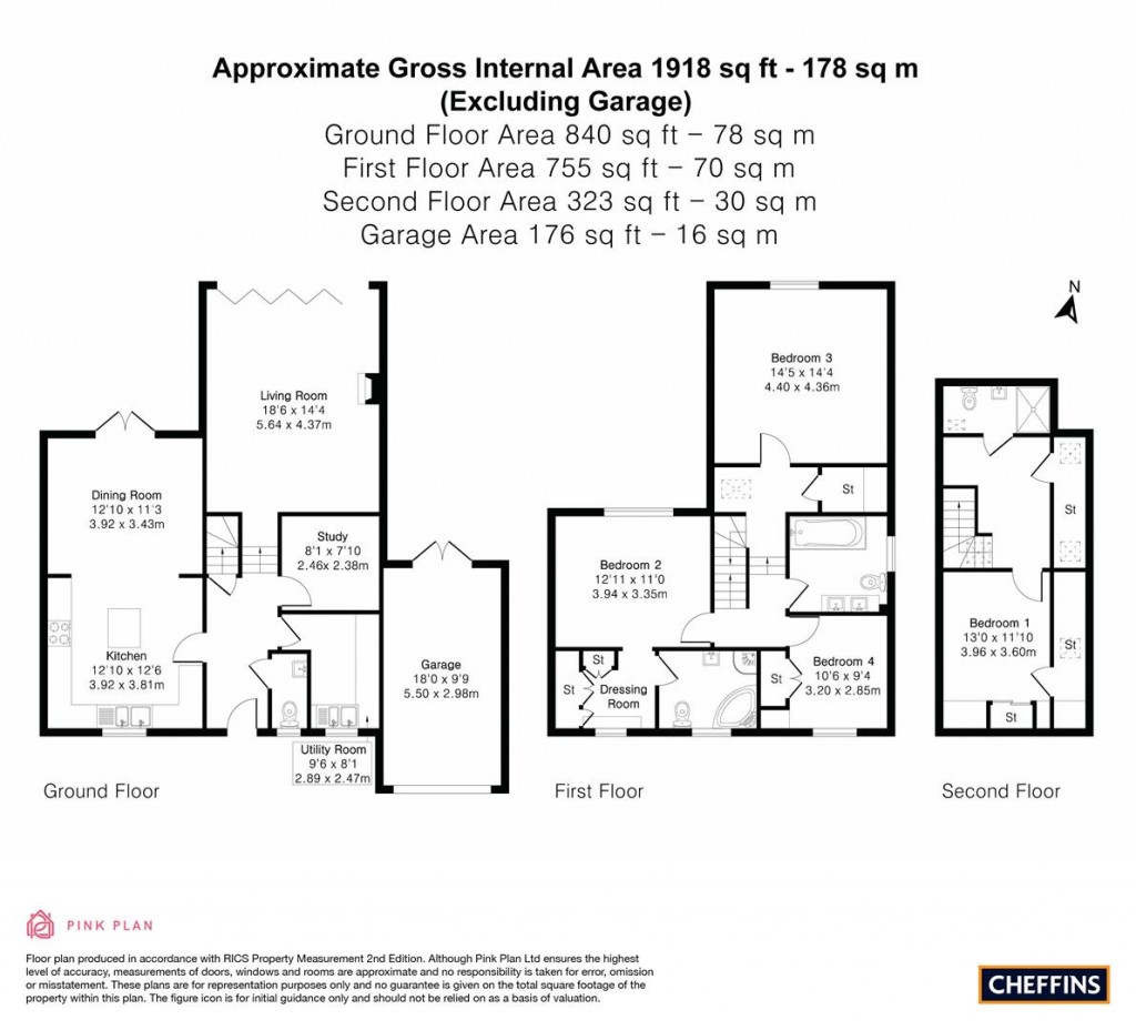 Floorplans For Metcalfe Way, Haddenham, Ely