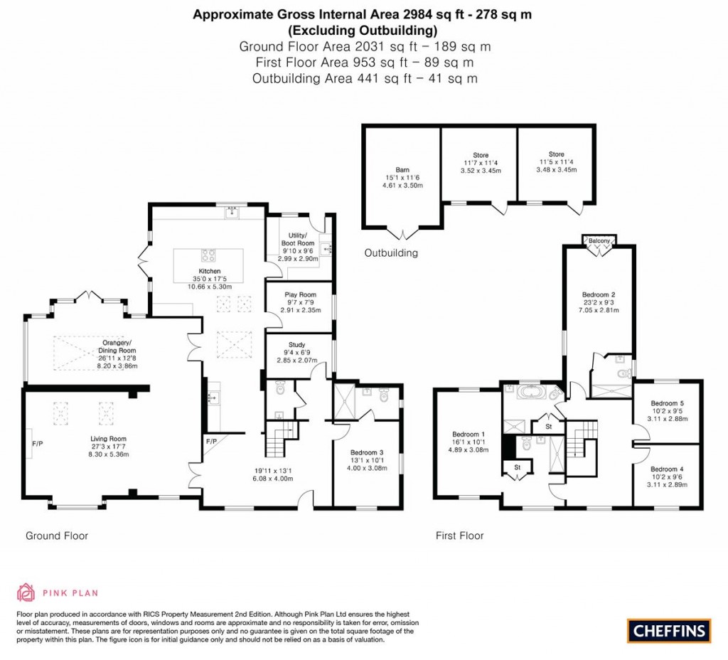 Floorplans For Chapel Road, Weston Colville