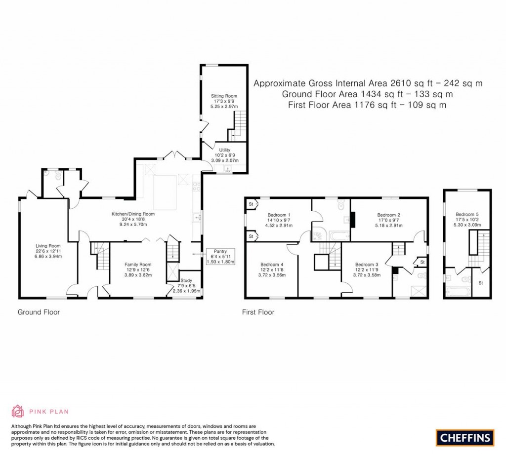 Floorplans For High Green, Great Shelford