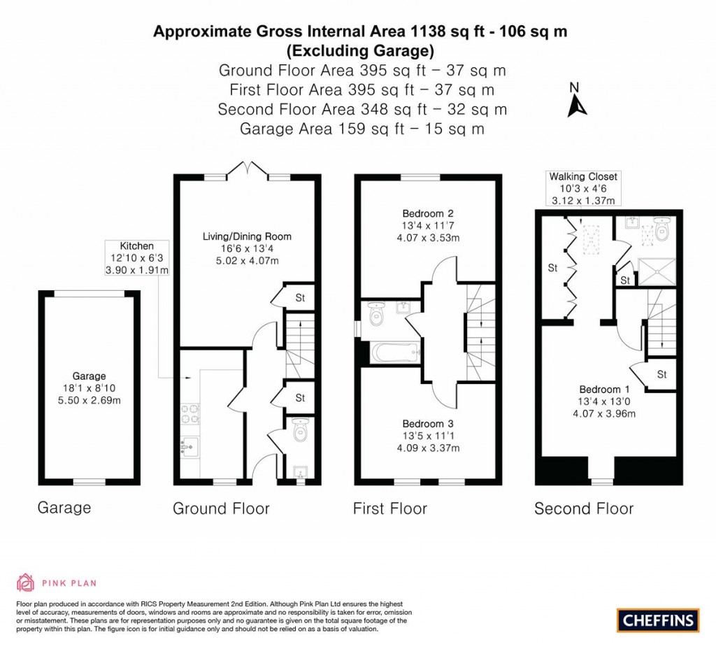 Floorplans For Merivale Way, Ely
