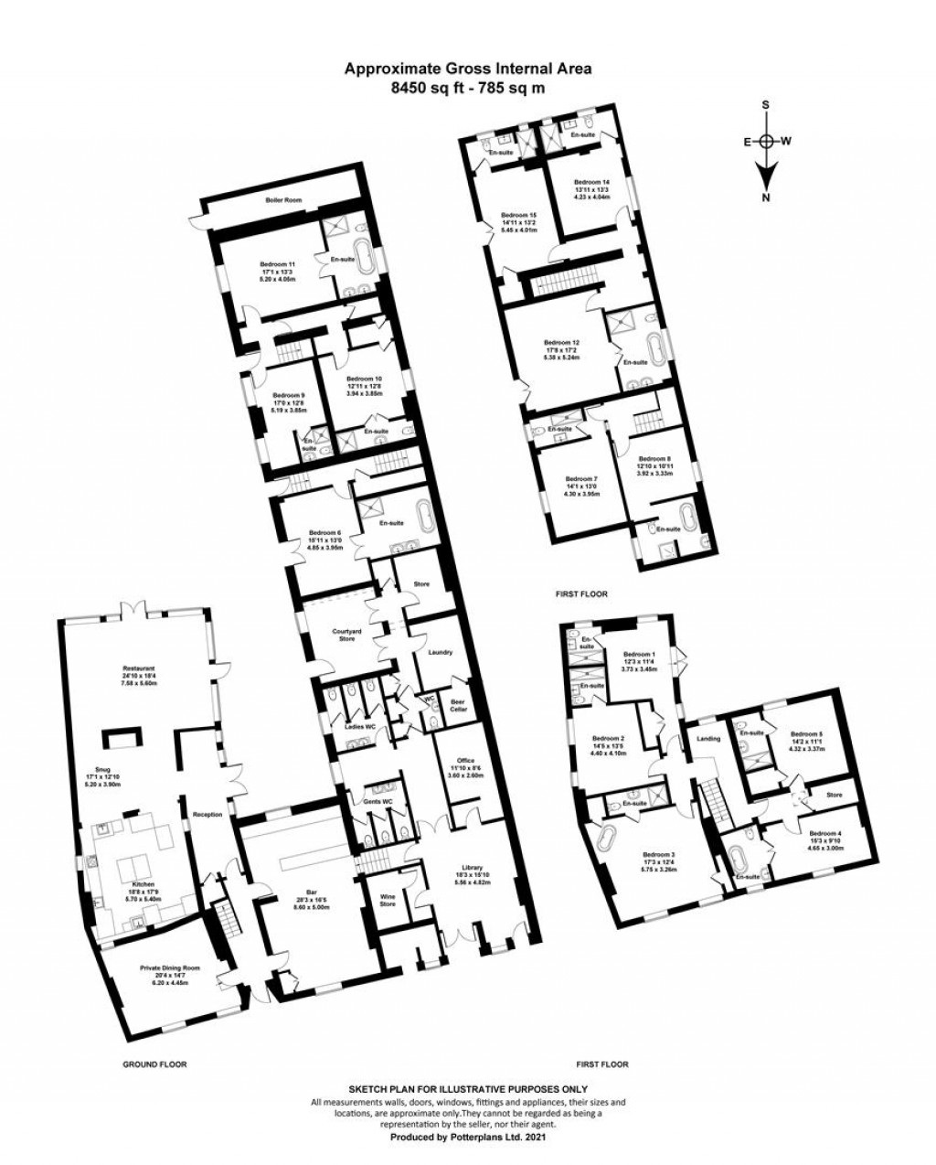 Floorplans For Cowes, Isle of Wight