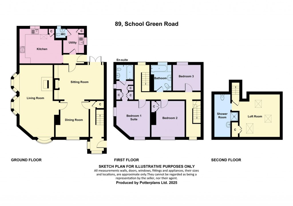 Floorplans For Freshwater, Isle of Wight