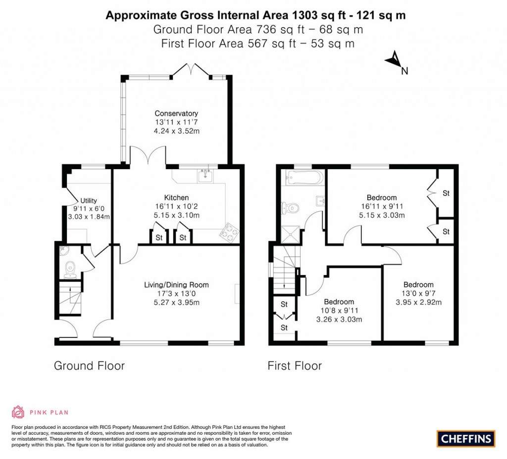 Floorplans For Froize End, Haddenham, Ely