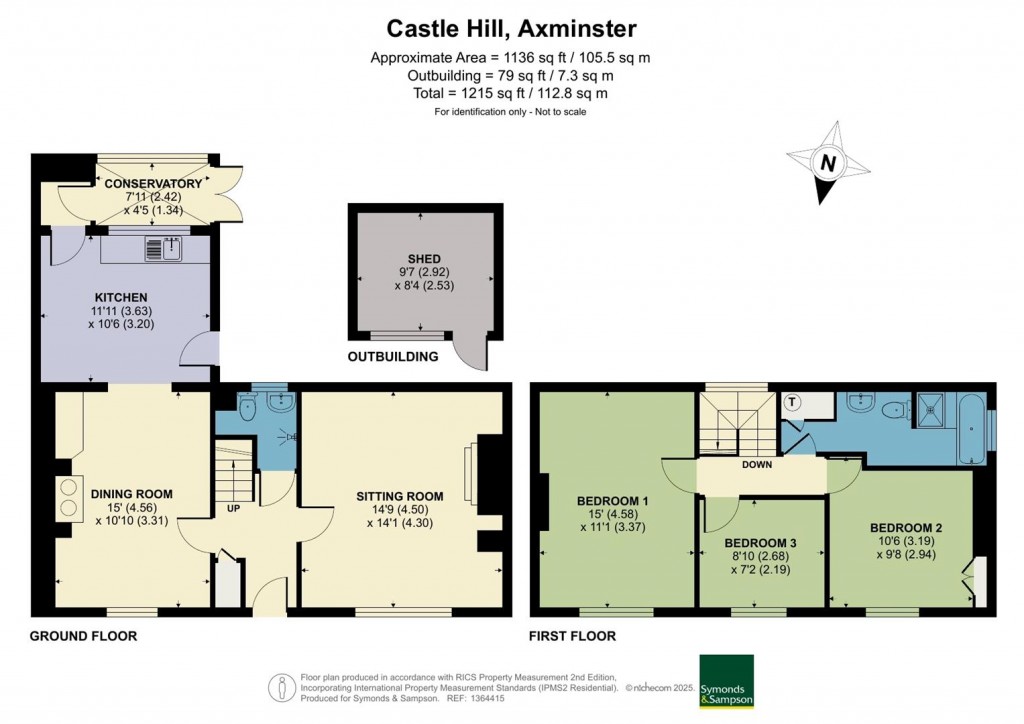 Floorplans For Castle Hill, Axminster