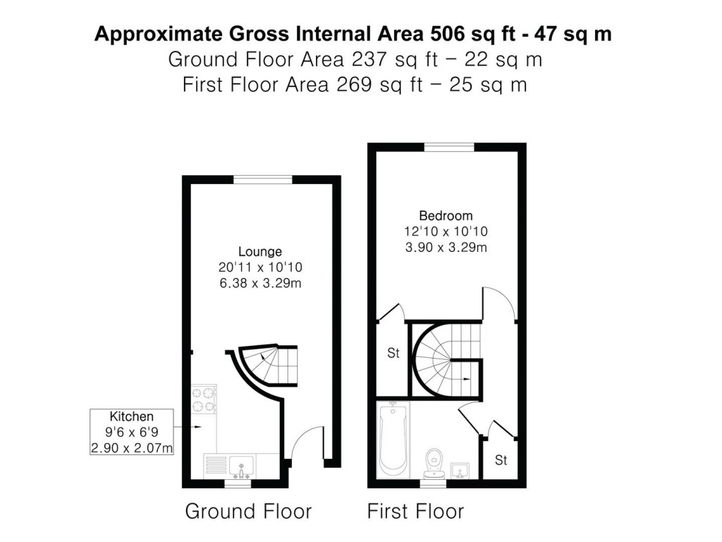 Floorplans For Green Hill Mews, Linton