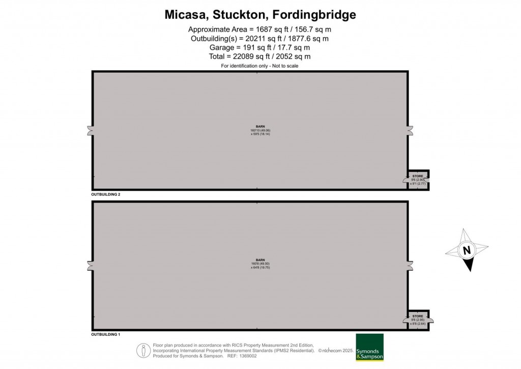 Floorplans For Flaxfield Farm, Stuckton, New Forest