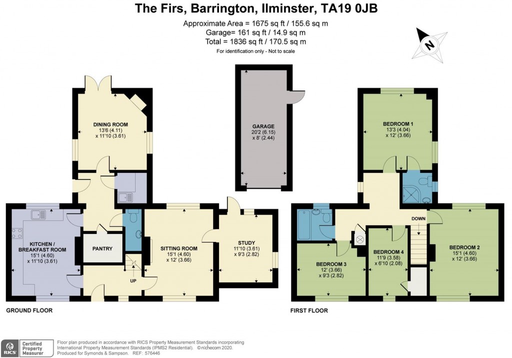 Floorplans For Barrington, Ilminster, Somerset