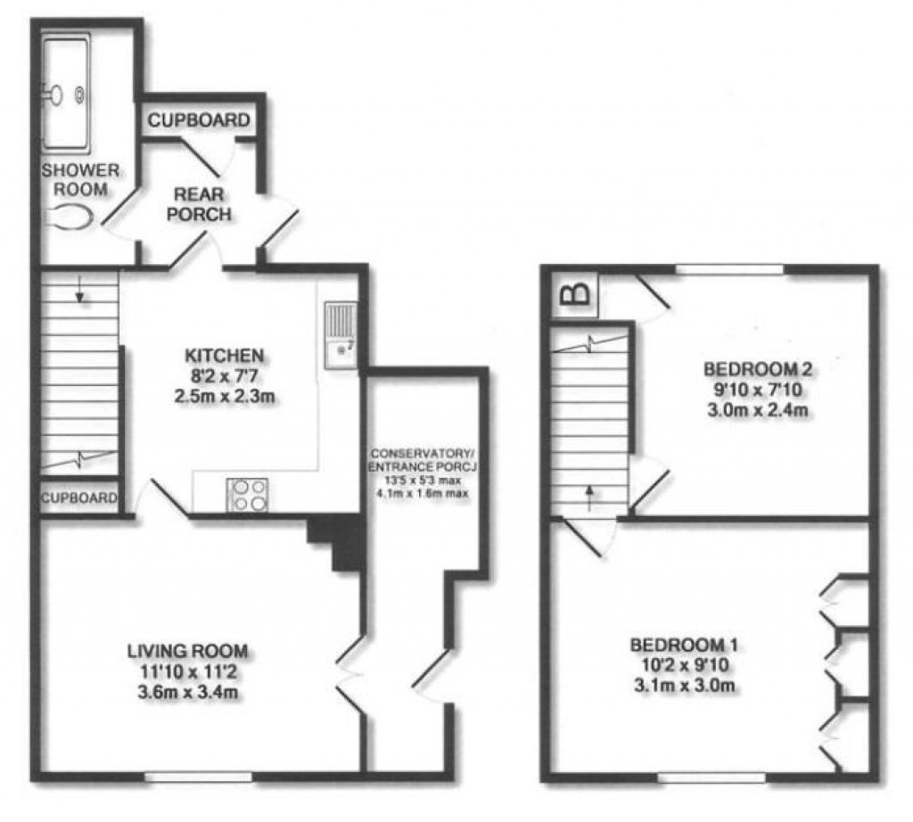 Floorplans For Stanley Road, Newmarket