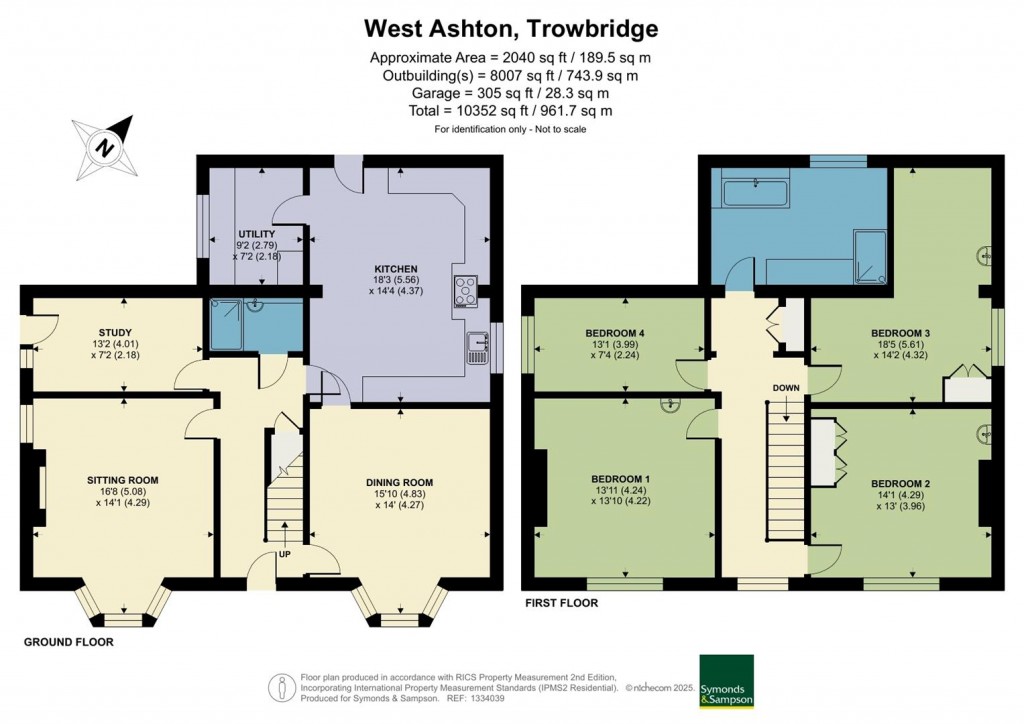 Floorplans For Lot 4 - Amouracre Farm, Wiltshire