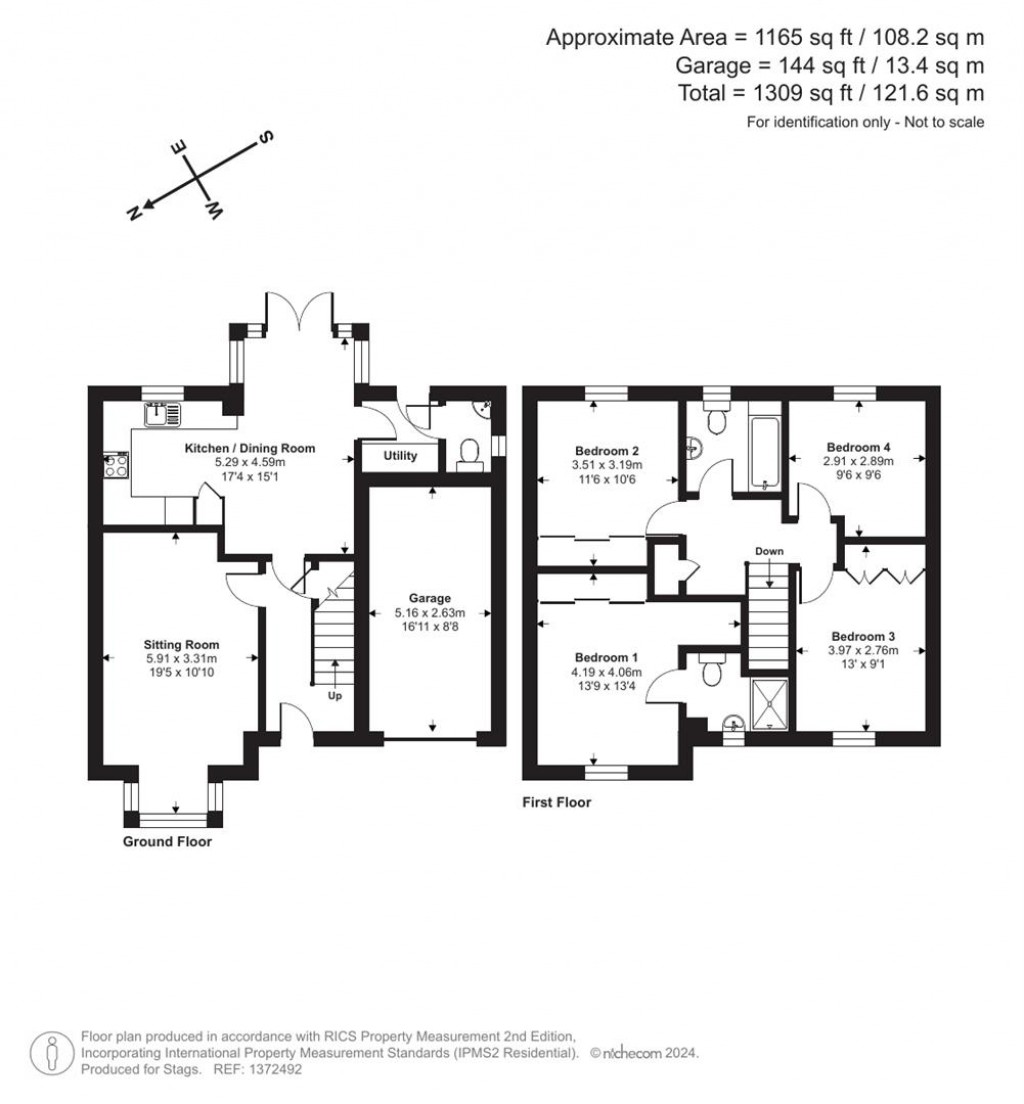 Floorplans For Victoria Close, Exeter