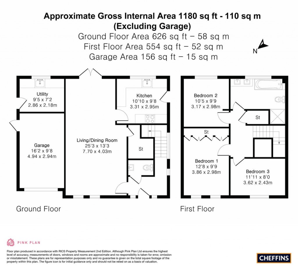Floorplans For Dunstan Street, Ely