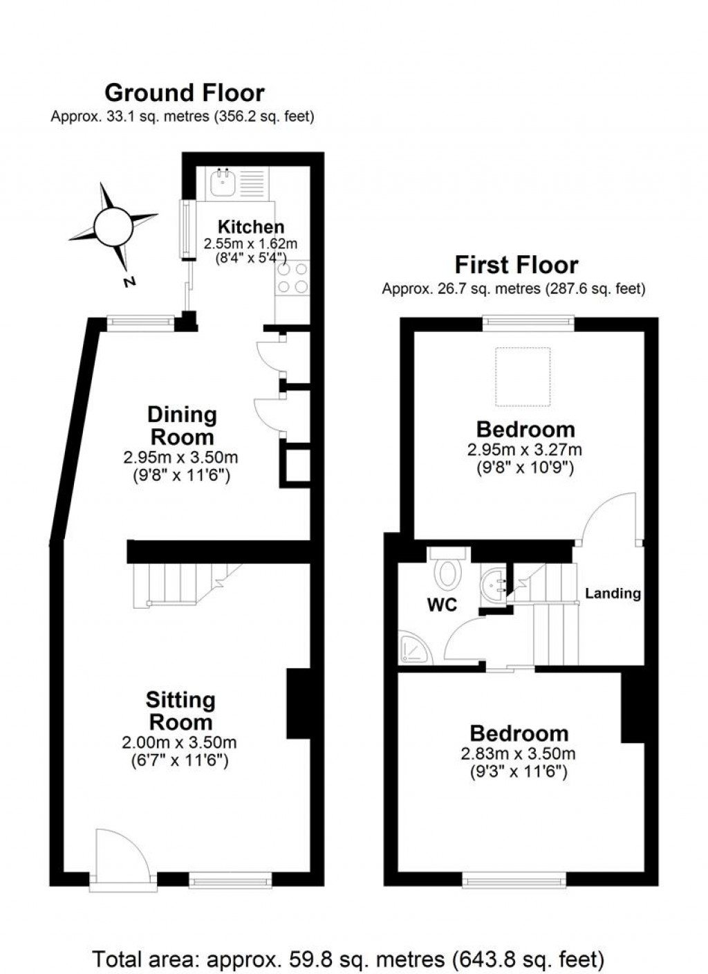 Floorplans For Meadfoot Lane, Torquay