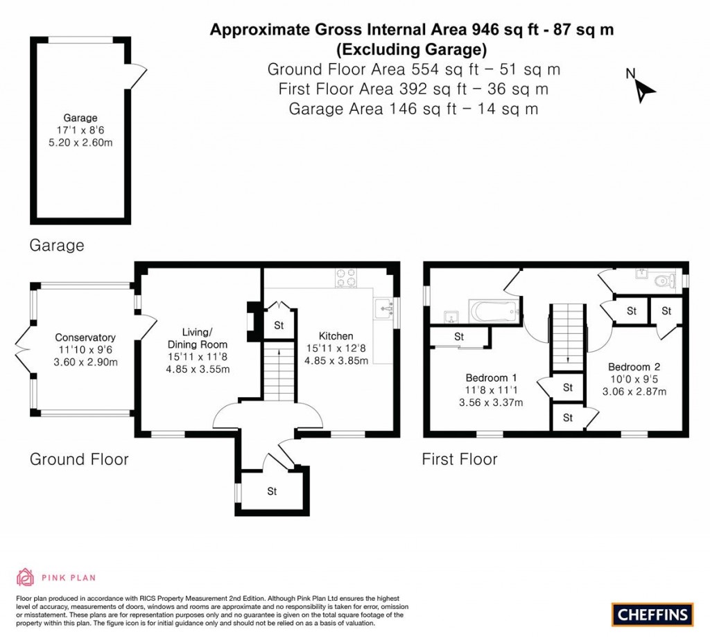 Floorplans For Walpole Road, Cambridge