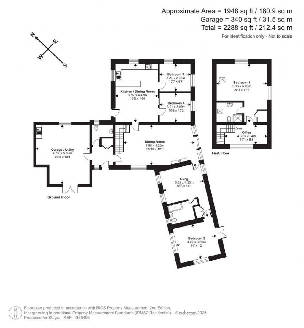 Floorplans For Lower Amble, Wadebridge