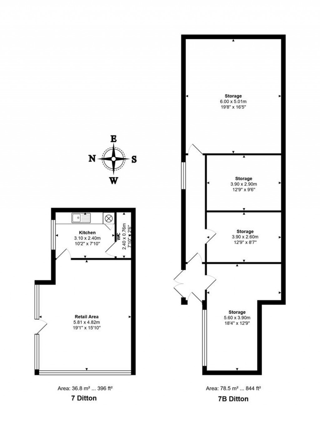 Floorplans For Ditton Street, Ilminster